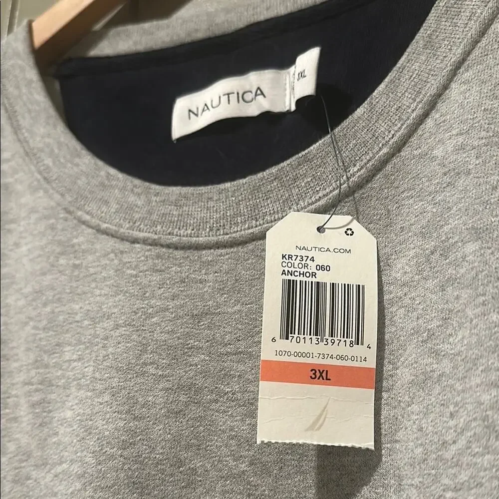 Gray Nautica Sweatshirt 3x NWT